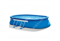 Каркасный бассейн Oval Frame Pool, 610х366х122 см + фильтр-насос + аксессуары 28194/54934