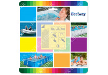 Каркасный бассейн круглый Дерево BestWay, 549х122см, 56977