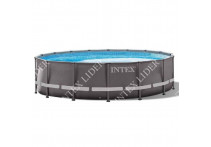 Круглый бассейн Ultra Frame 610х122см Intex, фильтр 7900 л/ч (26334)