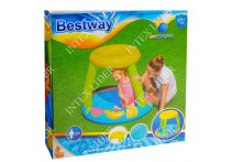 Bestway 52331 Бассейн надувной «Фрукты», 94 х 89 х 79 см, с навесом