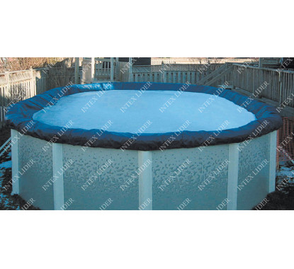 Покрывало брезентовое 7,3х3,7 (овал)