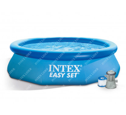 28122 Intex Надувной бассейн, 305х76см, фильтр-насос картр 1249 л/ч